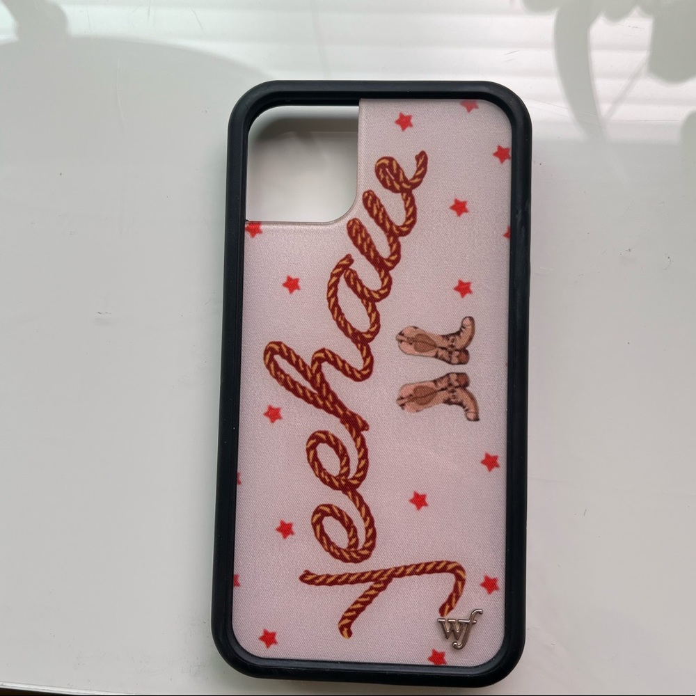 Cowboy themed iPhone 11 wildflower case